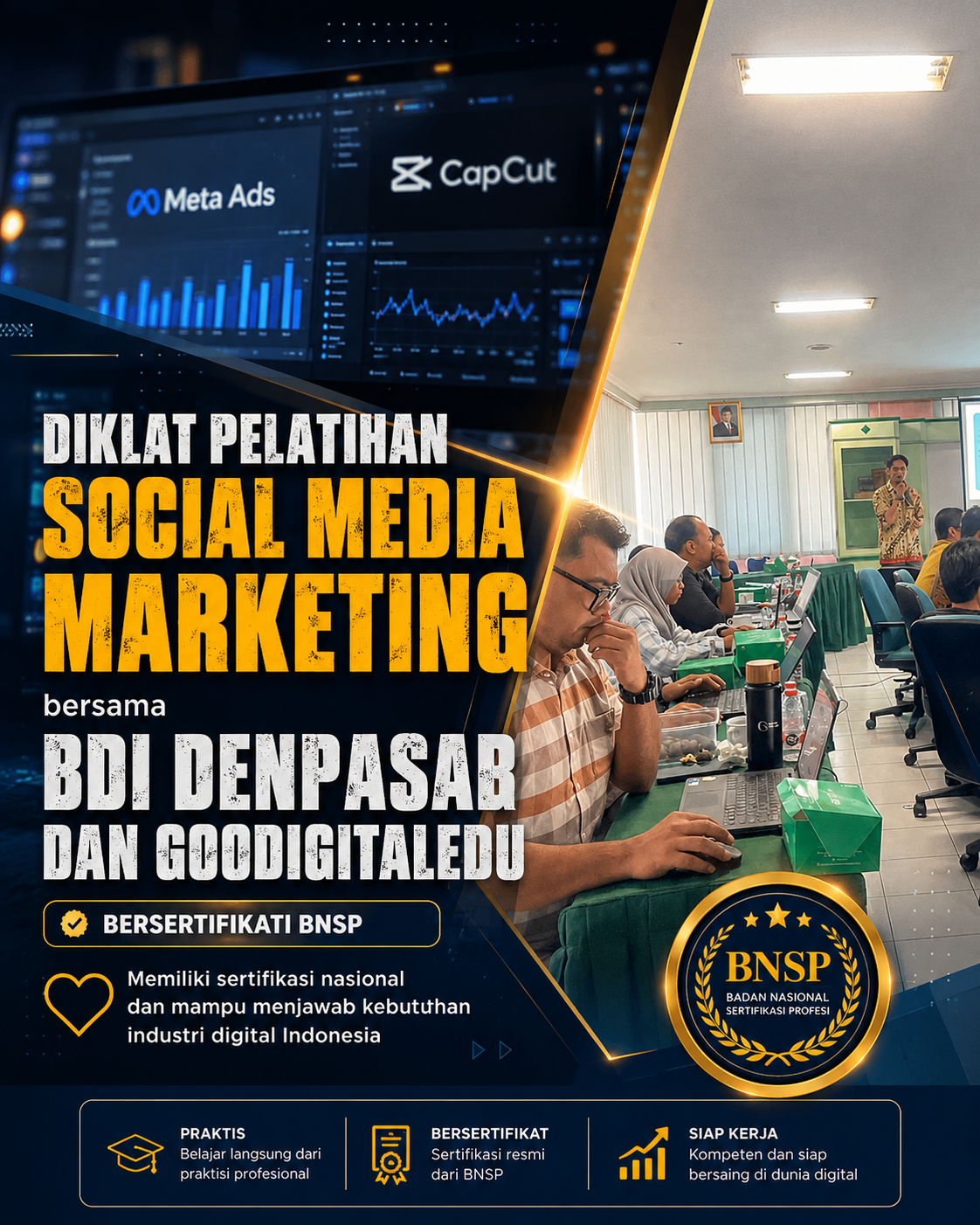 Pelatihan Social Media Solo BNSP